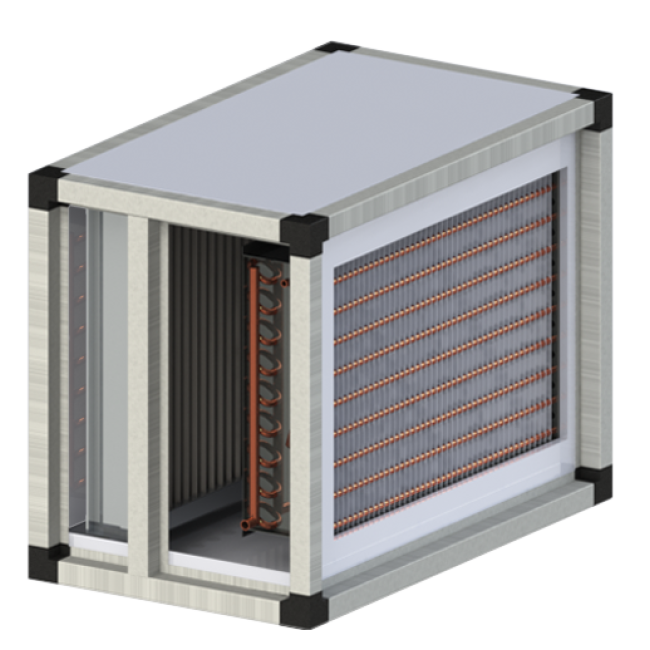 Секция фреонового воздухоохладителя