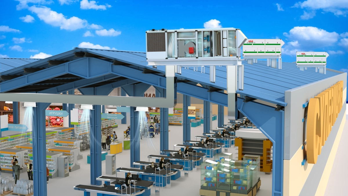 Климатические агрегаты крышного типа BAIR GERMES