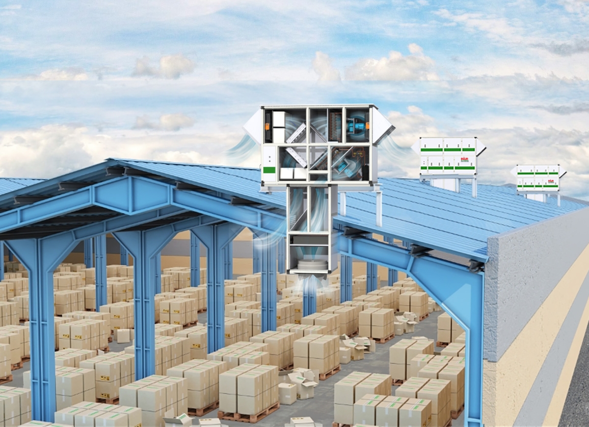 Крышный кондиционер Т-образного типа AK-TF-D