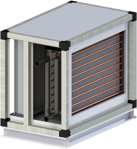 Секция водяного воздухоохладителя